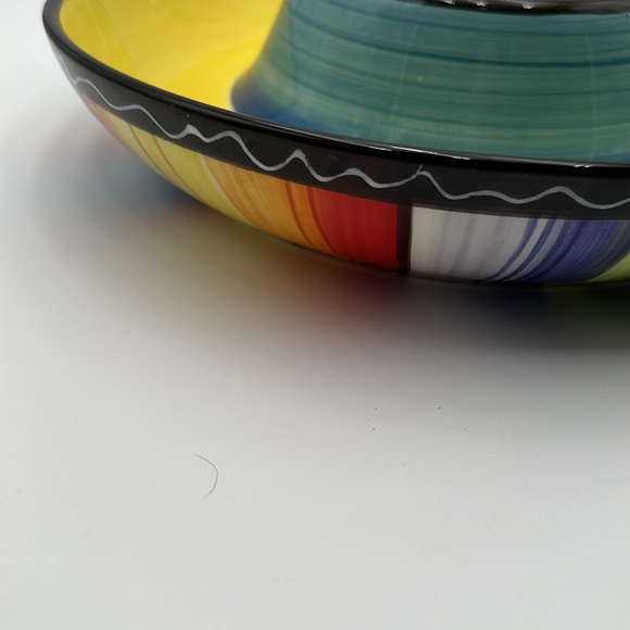 Certified International Nancy Green Large Sombero Dipping Server - Picture 12 of 16